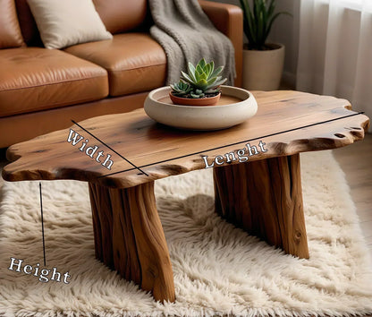 Handcrafted coffee table, modern natural wood coffee table, live edge farm table, reclaimed wood table, living room table, living room décor